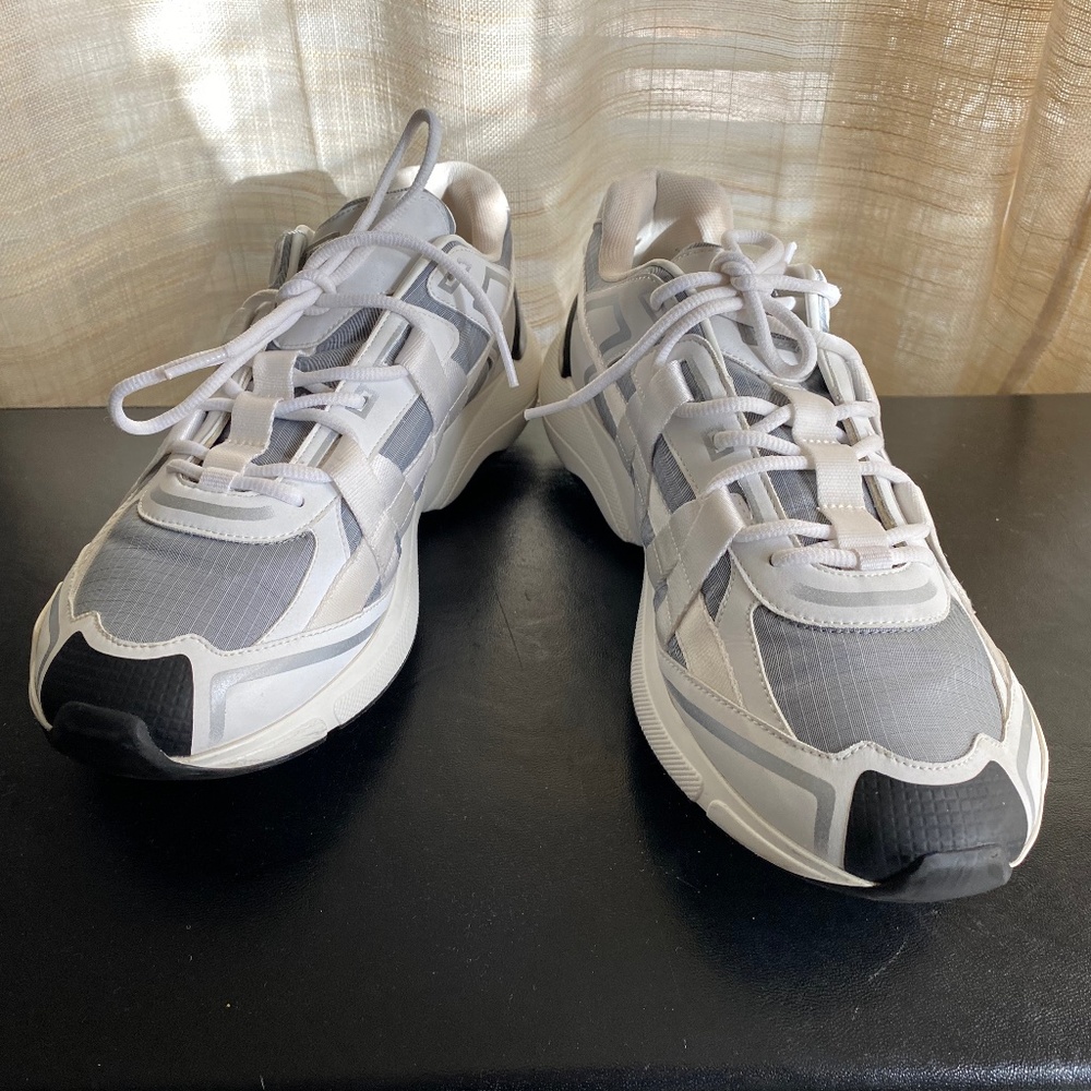 Christian Dior B24 RUNTEK 43-10 rubber shoes white grey black sneakers trainers - Picture 5 of 12